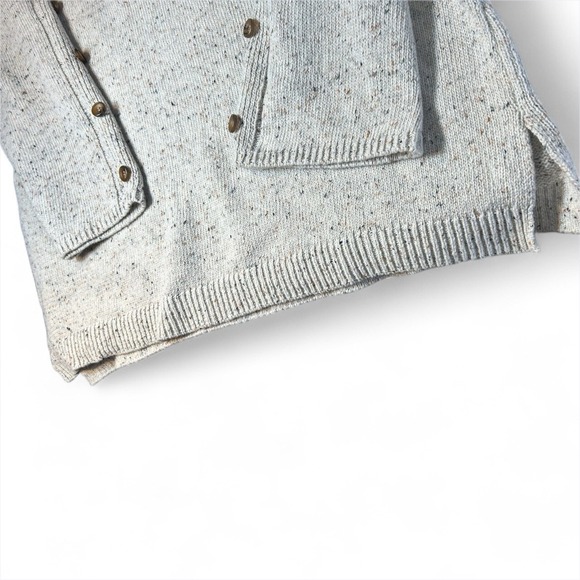 Lane Bryant Women's Knit Sweater Beige Button Wide Sleeve Size 14/16 - Picture 6 of 6